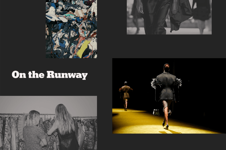 Marketing graphic for "On the Runway" event